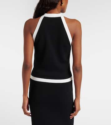 Ribbed-knit halterneck top | Nina Ricci