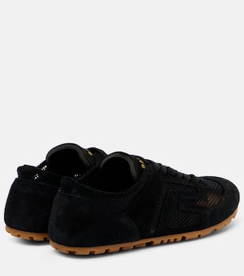Runner suede-trimmed sneakers | Balmain