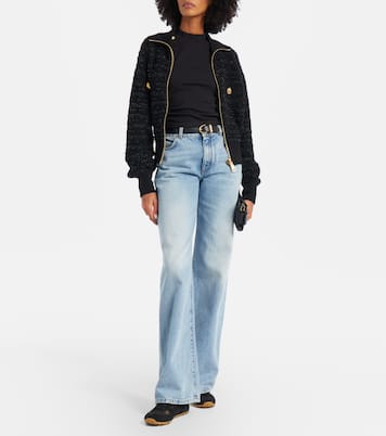 Runner suede-trimmed sneakers | Balmain