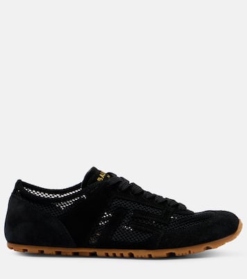 Runner suede-trimmed sneakers | Balmain