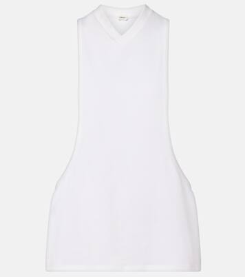 Cotton-blend jersey tank top | Versace