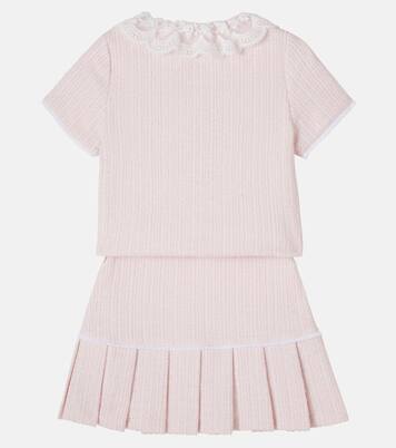 Set aus Jacke und Rock aus Tweed mit Spitze  | Patachou