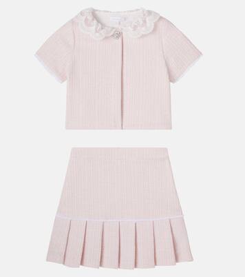 Set aus Jacke und Rock aus Tweed mit Spitze  | Patachou