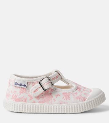 Floral canvas sneakers | Tartine et Chocolat