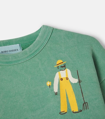 Farm Adventure cotton jersey sweatshirt | Bobo Choses