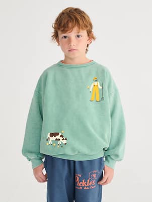 Sweatshirt Farm Adventure aus Baumwoll-Jersey | Bobo Choses