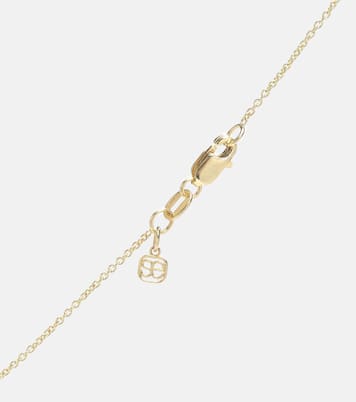 Heart 14kt gold necklace with enamel | Sydney Evan