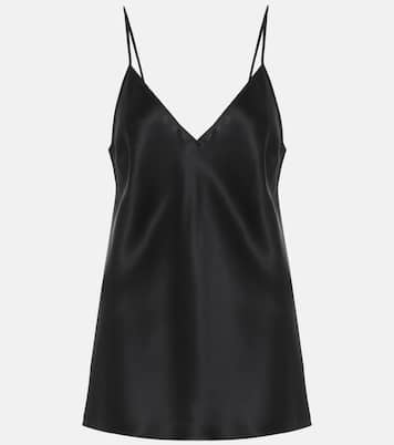 Silk satin camisole in black Joseph Mytheresa