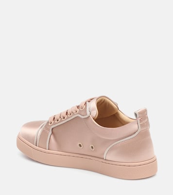 Louis Junior silk-satin sneakers | Christian Louboutin