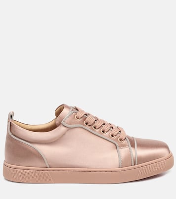 Louis Junior silk-satin sneakers | Christian Louboutin