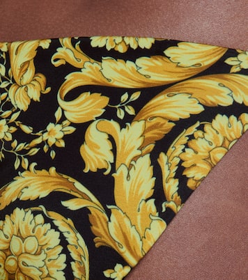 Slip bikini con stampa Barocco | Versace