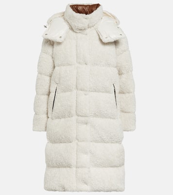 Hainardia faux fur down coat | Moncler