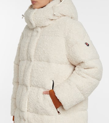 Hainardia faux fur down coat | Moncler