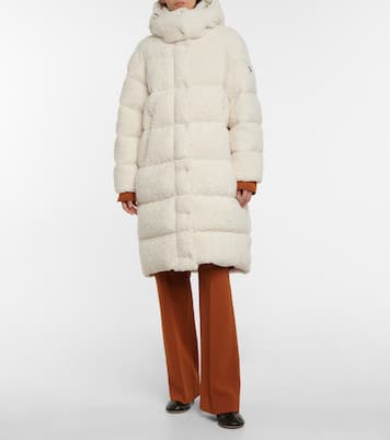Hainardia faux fur down coat | Moncler