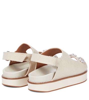 Embellished flatform sandals | Ganni