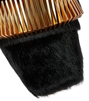 Slippers Quad Coil in pelliccia | Proenza Schouler