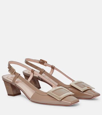 Belle Vivier leather slingback pumps | Roger Vivier