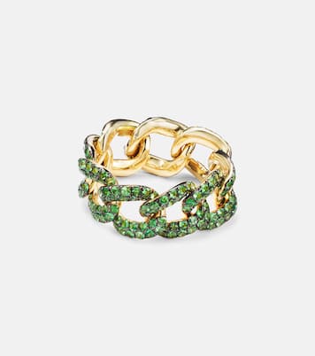 Ring Essential aus 18kt Gelbgold mit Granat | Shay Jewelry