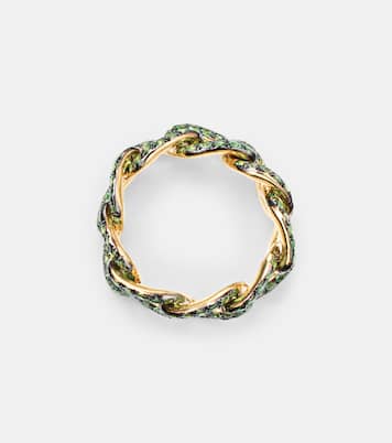 Ring Essential aus 18kt Gelbgold mit Granat | Shay Jewelry