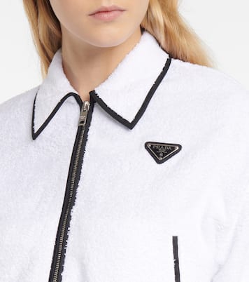 Veste raccourcie en coton | Prada