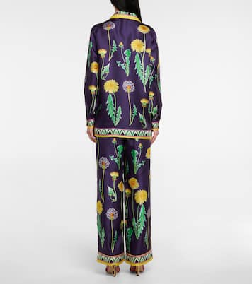 Camicia oversize in twill di seta | Dolce&Gabbana