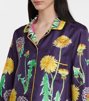 Camicia oversize in twill di seta | Dolce&Gabbana