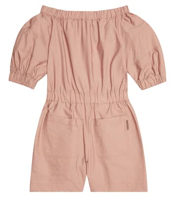 Mono en mezcla de algodón con adornos | Brunello Cucinelli Kids