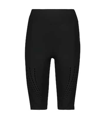Laser-cut biker shorts | Adidas by Stella McCartney