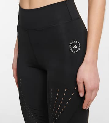 Laser-cut biker shorts | Adidas by Stella McCartney
