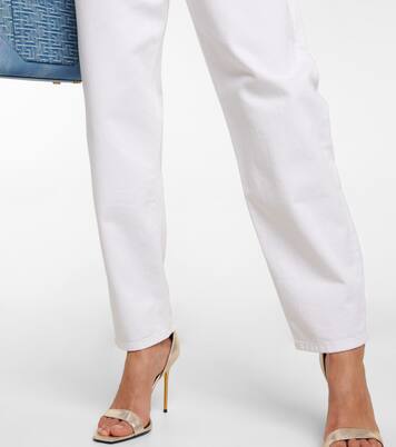 High-Rise Tapered Jeans | Balmain