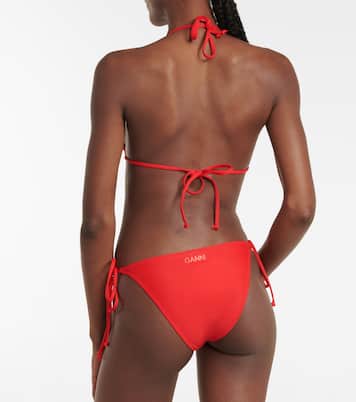 Triangle bikini top | Ganni