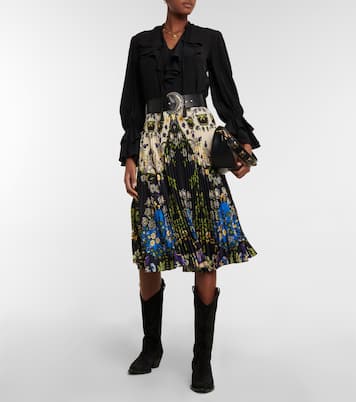 Falda midi plisada estampada | Etro