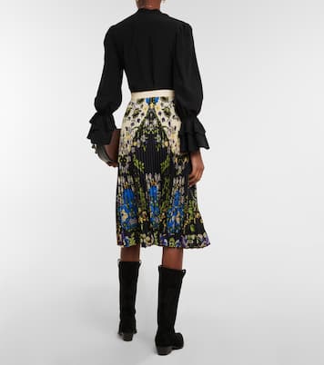 Falda midi plisada estampada | Etro