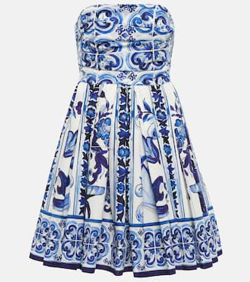 Printed cotton minidress | Dolce&Gabbana