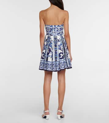Printed cotton minidress | Dolce&Gabbana