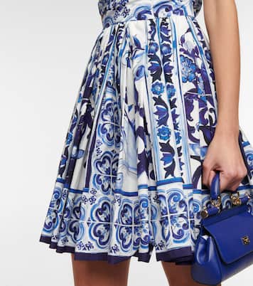Printed cotton minidress | Dolce&Gabbana