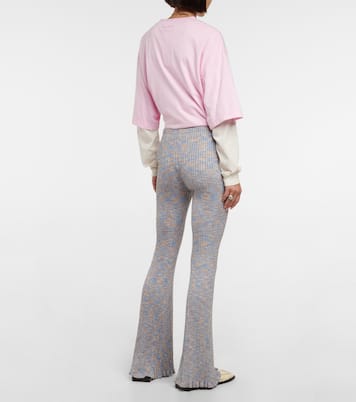 Ribbed flared pants | Acne Studios