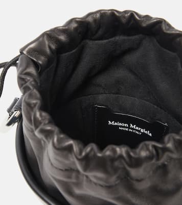 Fire Mini leather bucket bag | Maison Margiela