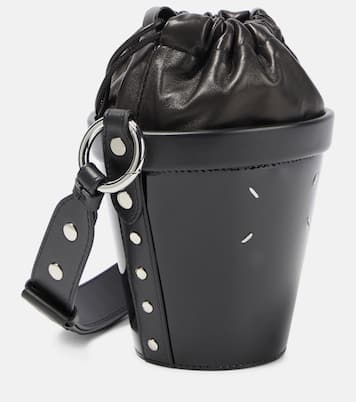 Fire Mini leather bucket bag | Maison Margiela