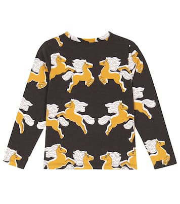 Top in misto cotone con stampa | Mini Rodini