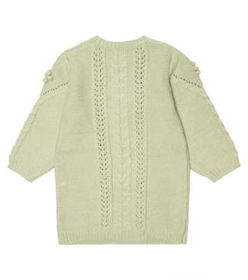 Rejana embroidered wool-blend dress | Louise Misha