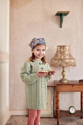 Rejana embroidered wool-blend dress | Louise Misha