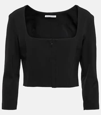 Top cropped in jersey | Acne Studios
