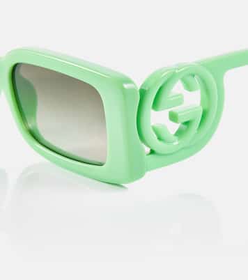 Gafas de sol rectangulares con GG | Gucci
