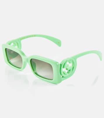 Gafas de sol rectangulares con GG | Gucci