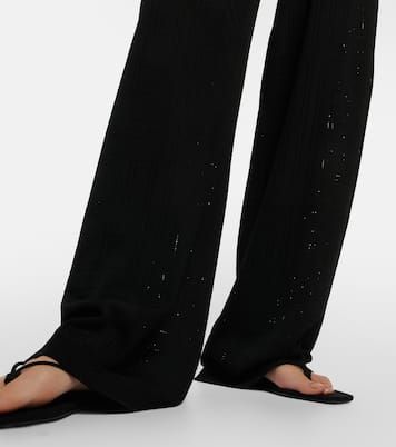 Hose Monogram aus Strick | Toteme