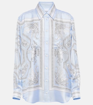 Camisa de seda estampada | Burberry