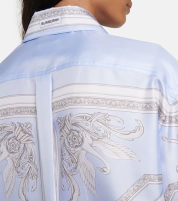 Camisa de seda estampada | Burberry