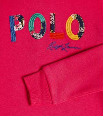 Abito in lana con cappuccio e logo | Polo Ralph Lauren Kids