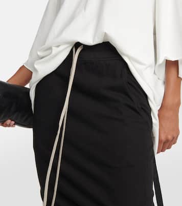 DRKSHDW Pull On Pillar maxi skirt | Rick Owens